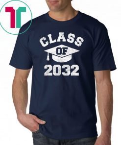Vintage Kindergarten 2019 Class Of 2032 Apparel Grow With Me T-Shirt