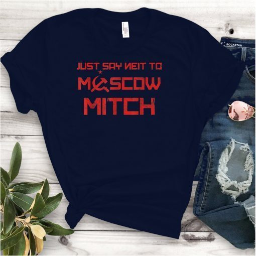 Vintage Say Neit To Moscow Mitch Anti Trump Russia Soviet T-Shirt Kentucky Democrats 2020 Gift T-Shirt