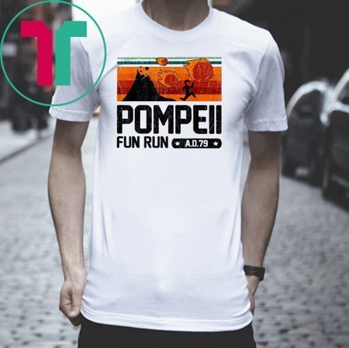 Vintage pompeii fun run AD 79 Mens Tee Shirt