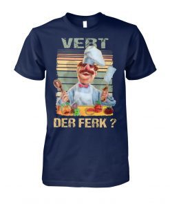 Vintage swedish chef vert der ferk shirt