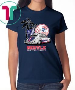 Volkswagen Beetle New York Yankees T-Shirt
