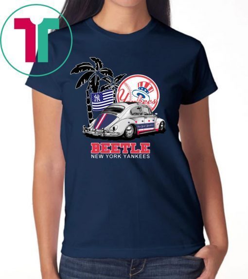 Volkswagen Beetle New York Yankees T-Shirt