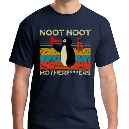 Womens Pingu Noot Noot Motherfucker Vintage T-Shirt