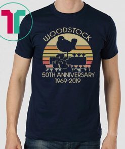Vintage Woodstock 50th Anniversary 1969-2019 Shirt