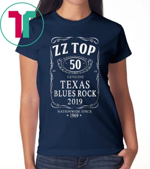 ZZ Top 50 Texas Blues Rock Tee Shirt