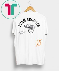 ZerØ Regrets Thank You Honoring Oklahoma Tee Shirt