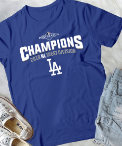 2019 NL West Division Champions Los Angeles Dodgers Shirt