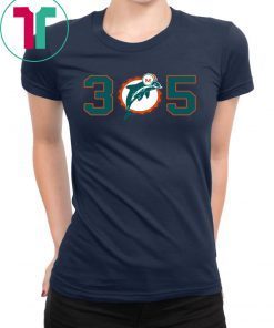 305 Miami Dolphins Classic Tee Shirt