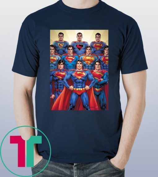 80th Anniversary Superman Through The Decades T-Shirt