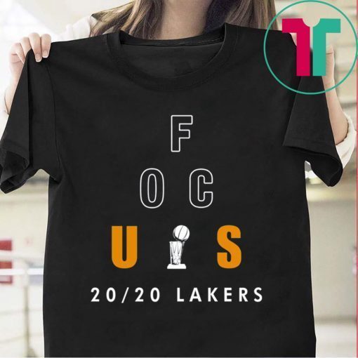 Anthony Davis Focus 20/20 Lakers Tee Shirt