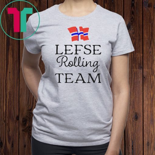 Awesome Lefse Rolling Team Flag of Norway shirt