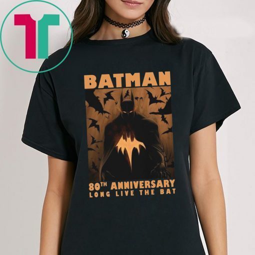 Original Batman 80th Anniversary Long Live The Bat Shirt