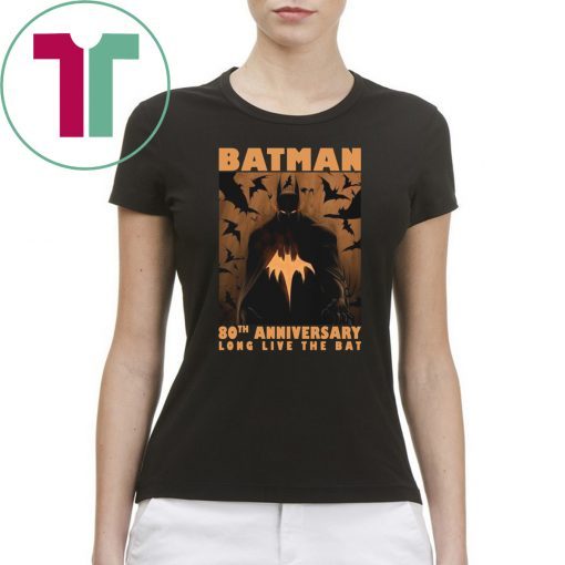 Batman 80th anniversary long live the bat ShirtBatman 80th anniversary long live the bat Shirt