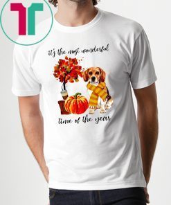 Beagle It’s The Most Wonderful Time Of The Year Fall Autumn Maple Leaf Shirt