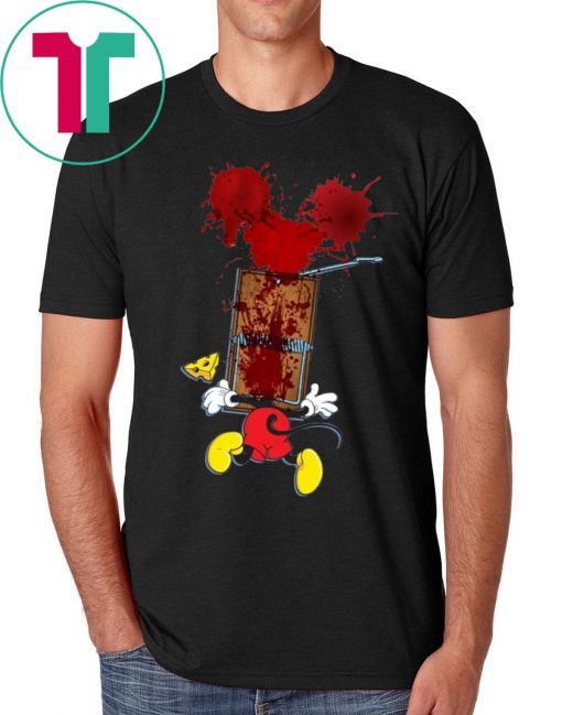 Halloween Bloody Mickey Mouse Trapped Funny T-Shirt