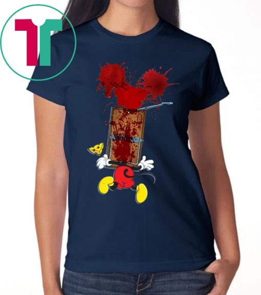 Halloween Bloody Mickey Mouse Trapped Funny T-Shirt