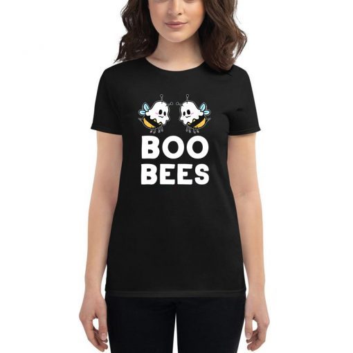 Boo Bees - Funny Breast Cancer Awareness Month Halloween T-Shirt