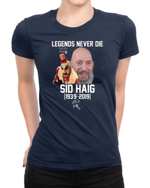 Captain Spaulding Legends never die Tee Shirt