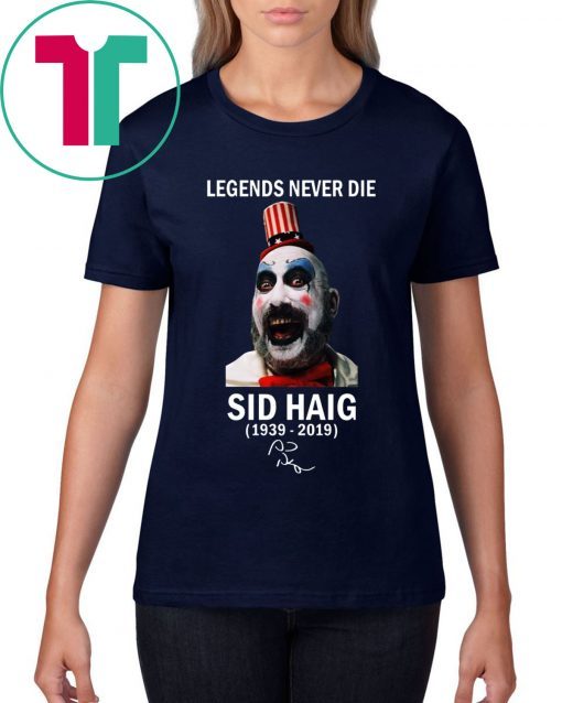 Captain Spaulding legends never die 1939 2019 t-shirt