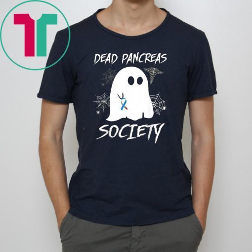 Dead Pancreas Society Boo Ghost Diabetes Awareness Halloween T-Shirt