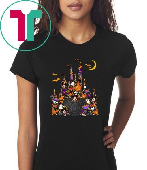 Disney Halloween Castle The Scariest Place On Earth Kids T-shirt
