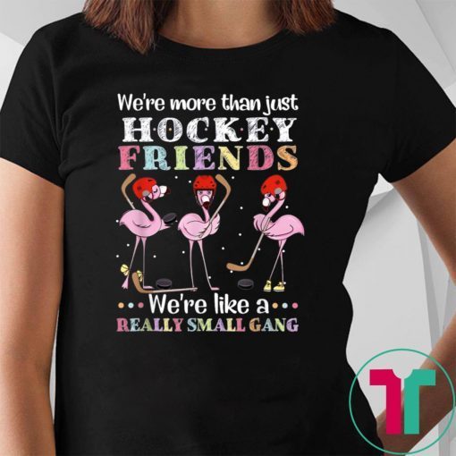 Flamingo we’re more than just hockey friends we’re like a really small gang Shirt