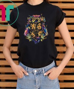 Floral house crests the wizarding world harry potter Shirt