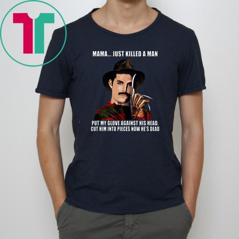 Freddie Mercury In Freddy Krueger Costume Bohemian Rhapsody T-shirt