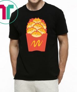 Friendch Fries Mcdonalds Cat T-Shirt for Mens Womens Kids