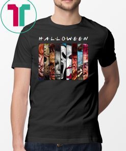 Friends tv show horror characters movies halloween shirt