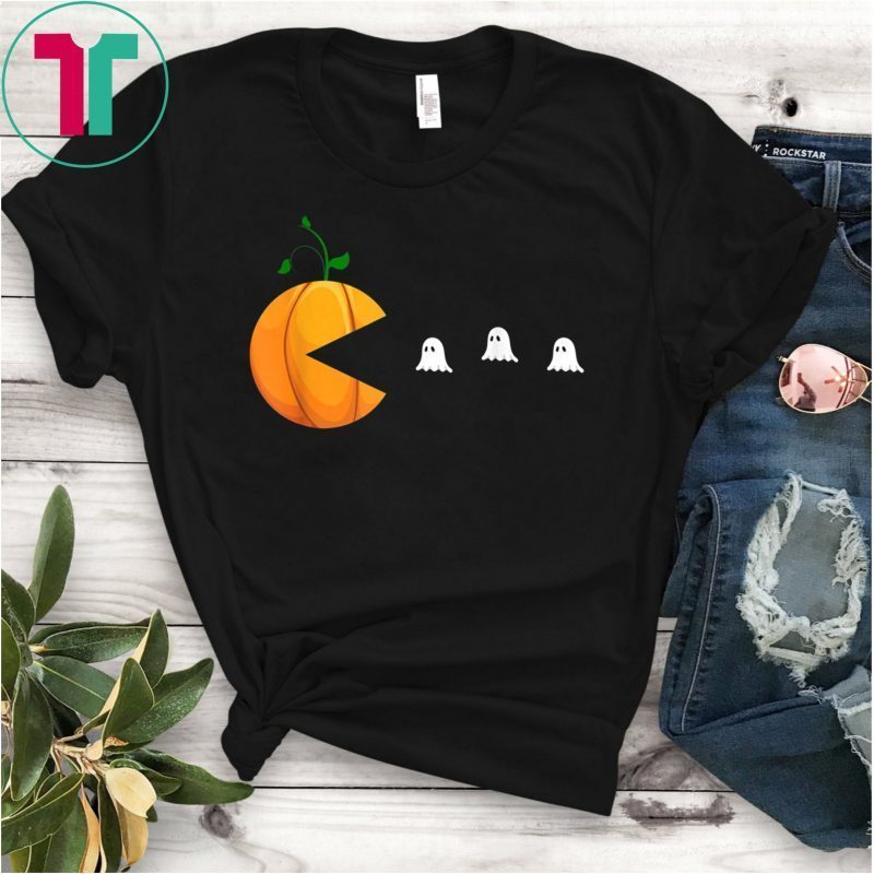 Funny Halloween Shirts For Women Kids Men Pumpkin Ghosts T-Shirt ...