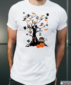 Halloween Harry Potter Tree Unisex Tee Shirt