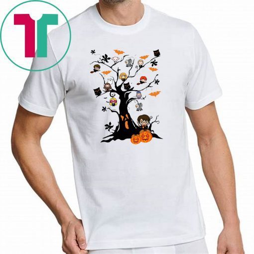 Halloween Harry Potter Tree Classic Tee Shirt For Mens Womens