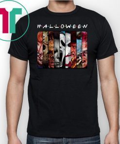 Halloween Horror Charaters Friends T-shirt