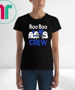 Halloween boo boo crew ghost paramedic shirt