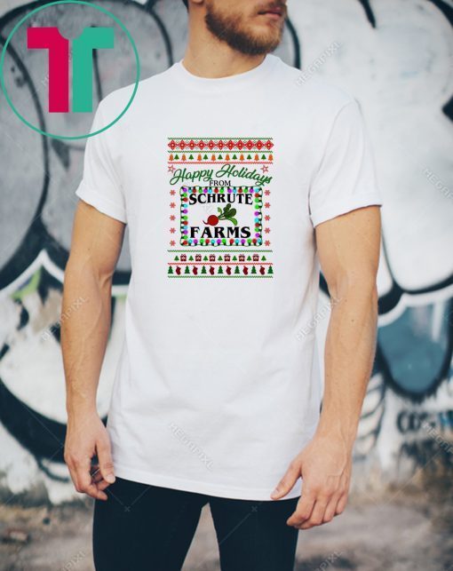 Happy holidays from Schrute farms Christmas T-Shirt