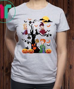 Hocus Tree Three Witches Pocus Halloween T-Shirt