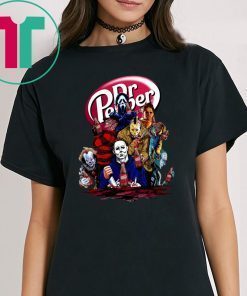 Horror Character Drink Dr Pepper Halloween Shirt