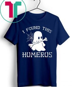 I Found This Humerus Ghost Halloween Tee Shirt