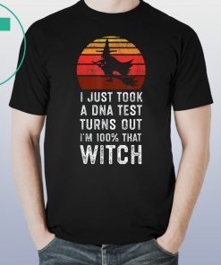 Vintage I Just Took a DNA Test Turns Out I'm 100% That Witch T-Shirt