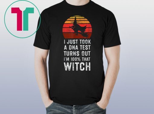 Vintage I Just Took a DNA Test Turns Out I'm 100% That Witch T-Shirt