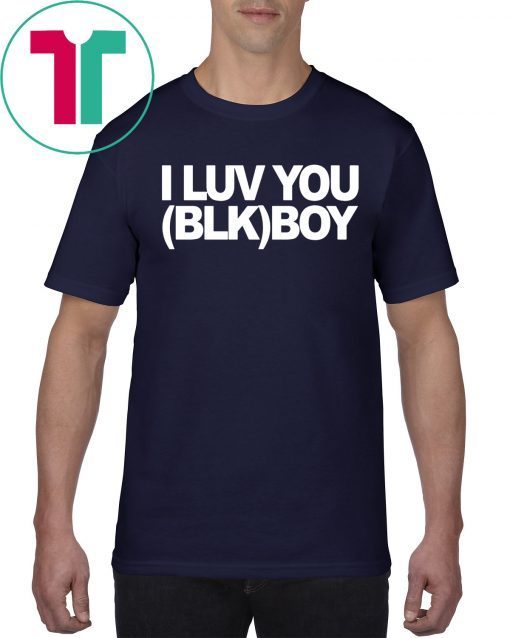 I LUV YOU (BLK) BOY Tee Shirt