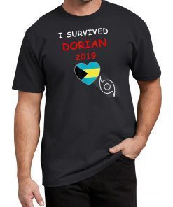 I Survived Hurricane Dorian 2019 Bahamas Unisex Tee Shirt