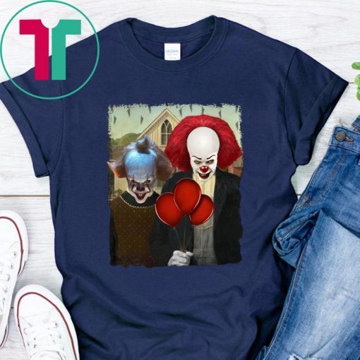 IT PENNYWISE AMERICAN GOTHIC 2017 2019 TEE SHIRT