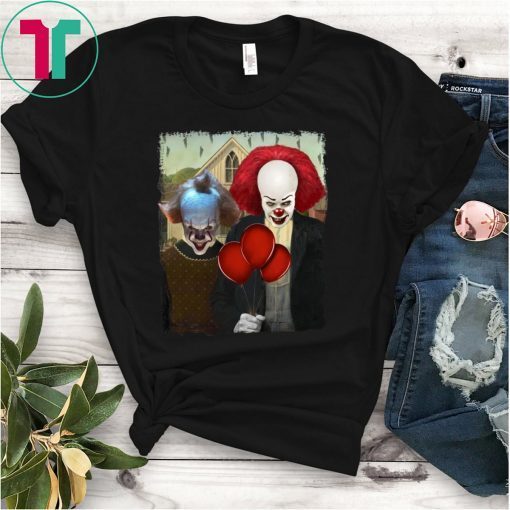 IT PENNYWISE AMERICAN GOTHIC 2017 2019 TEE SHIRT