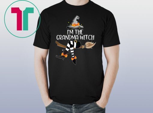 Im the Grandma Witch Shirt Halloween Matching Group Costume Tee Shirt