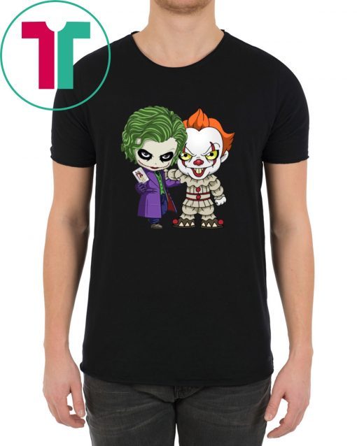 It Joker Pennywise Stand Together Halloween Horror Shirt