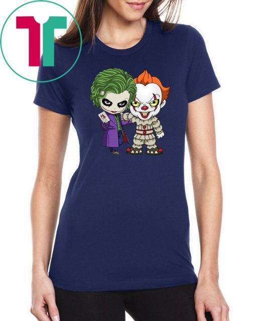 It Joker Pennywise Stand Together Halloween Horror Shirt