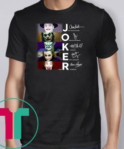 Joker Jack Nicholson Joaquin Phoenix Mark Hamill Heath Ledger Cesar Romero Shirt