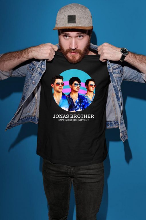 Jonas brothers happiness begins tour Tee Shirts